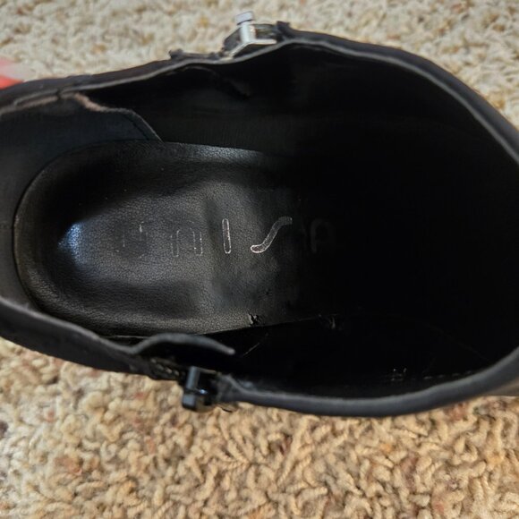 Unisa Black Boots Womens Size 9 1/2 - Picture 5 of 7